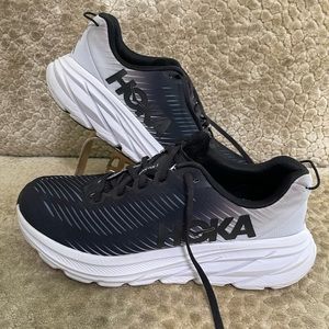 Hoka Rincon 3 Running Shoe 8.5 Black/White